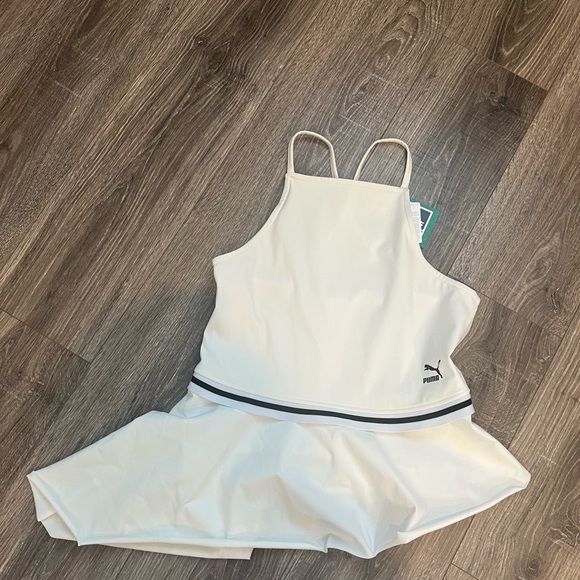 NWT White Puma Tennis top size L - Picture 5 of 14